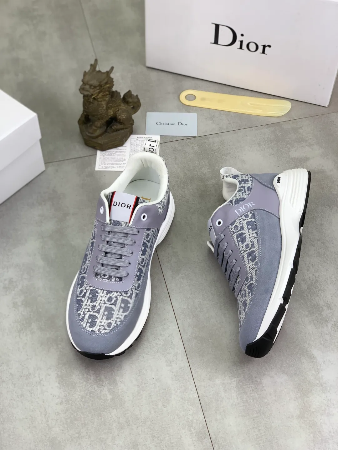 Men's Men's Shoes💰P420💰[New Style]🆘[Dior] 2025 Dior Original Lace-up Low-top Men's Shoes Classic casual shoes 🔥This model is the official classic model, with high quality and made by famous original designers. It is made of high-quality cowhide with original materials➕Comfortable and breathable mesh lining➕Pigskin insole. The perfect last shape and generous and fashionable design have attracted many consumers. Suitable for drivers to drive🚗. What you want is the highest quality in the market. Color: 3️⃣Color code number: 38--44 (45 customized)
